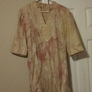 Asian Influenced Style, Cream w Pink